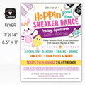 easter hip hop sneaker dance flyer set